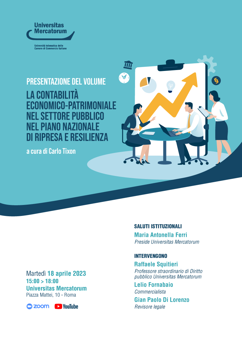 Presentazione del volume La contabilità economico-patrimoniale nel settore pubblico nel piano nazionale di ripresa e resilienza